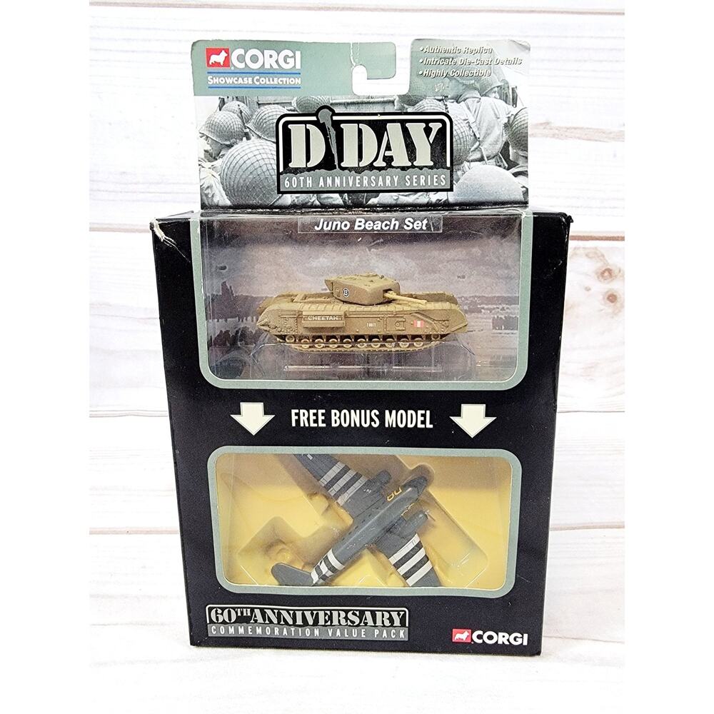 Corgi D-Day 60th Anniversary Series 2004 Juno Beach Set in Box CSCW17012 READ